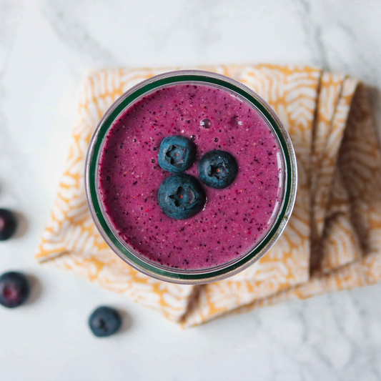 Antioxidant Blueberry  Protein Smoothie